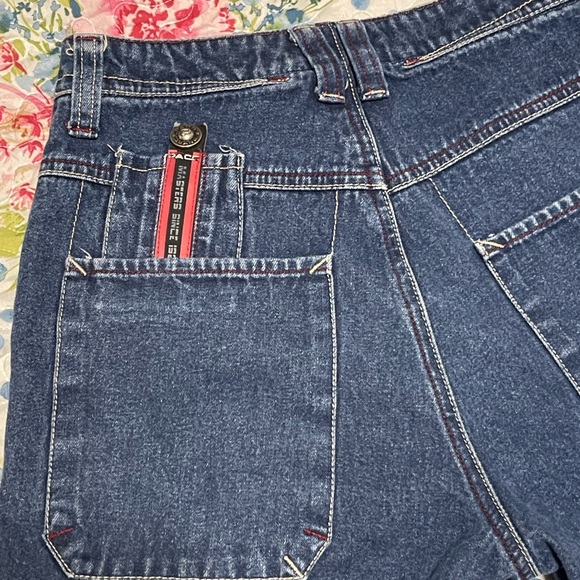 Vintage Y2K Paco Wide Leg Denim Jeans Waist size 10 - 26W - Picture 9 of 12